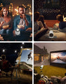 Ultimate Bedroom Companion: Portable Mini 4K Projector for Home Entertainment