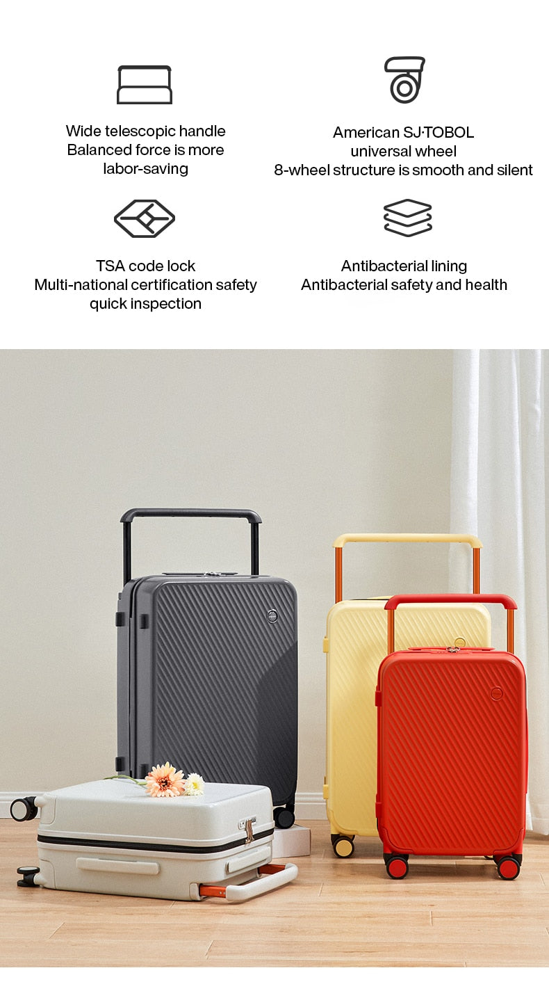 Luxurious Cabin Bag | Stylish Wheeled Travel Bag encalife