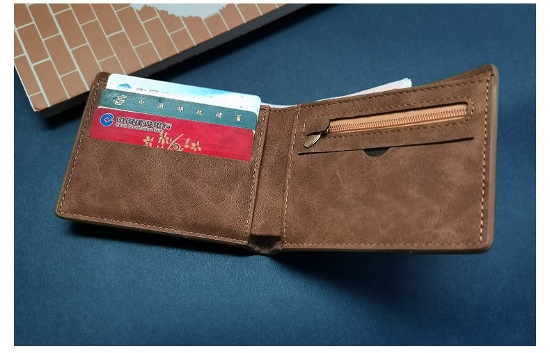 Retro Wallet For Men | Lightweight Leather Wallet encalife