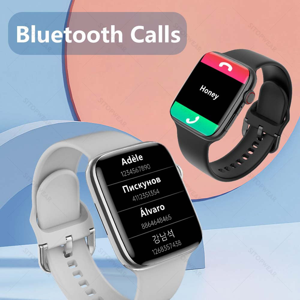 Smart Watch | Wireless Charging Fitness Tracker With 6 Straps encalife
