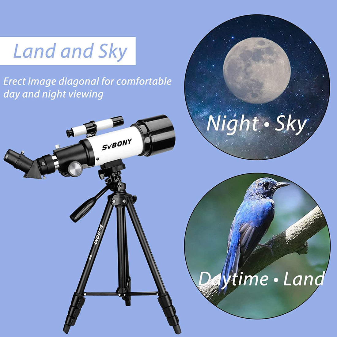 Space Refractor Telescope | 60mm | Moon, Stars &amp; Planets