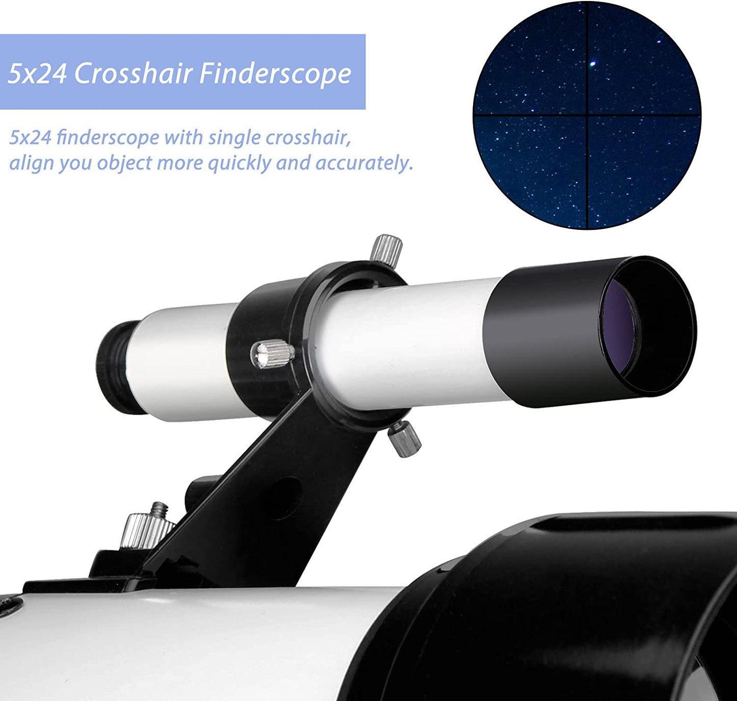 Space Refractor Telescope | 60mm | Moon, Stars & Planets encalife