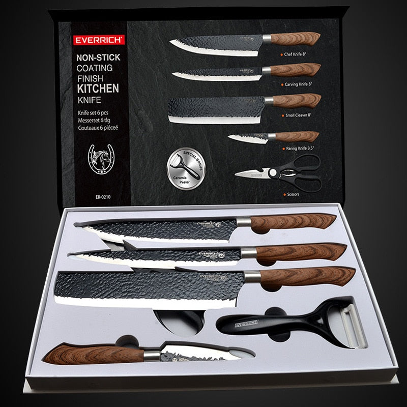6-Piece High-Performance Knife Set | Precision Forged Blades encalife