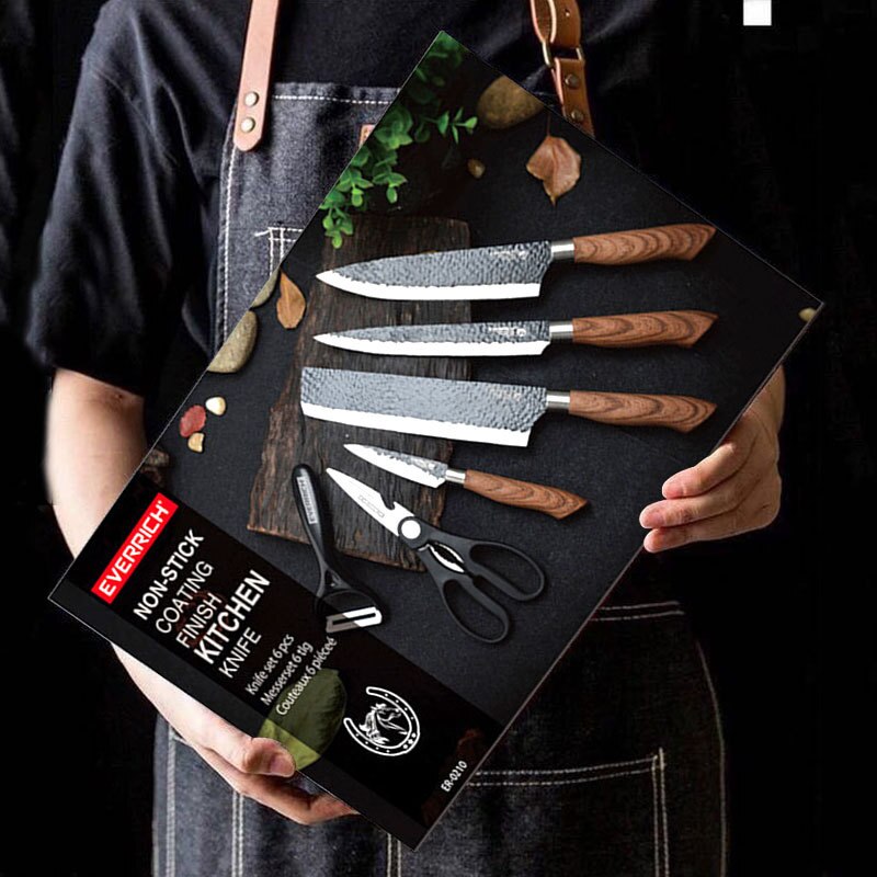 6-Piece High-Performance Knife Set | Precision Forged Blades encalife