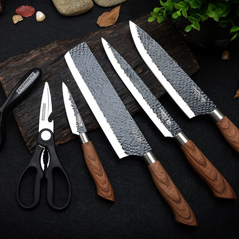 6-Piece High-Performance Knife Set | Precision Forged Blades encalife