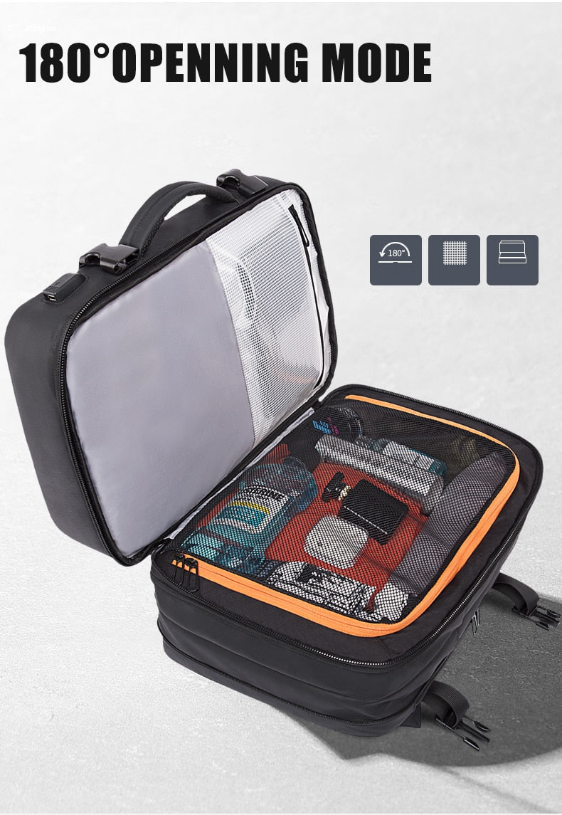 Business And Travel Backpack | Capacious Storage And Adjustable Compartments encalife