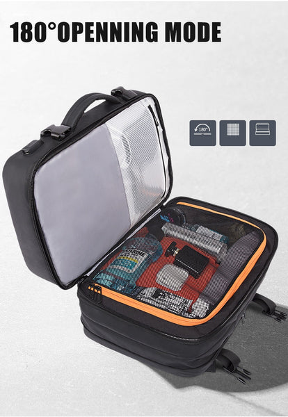 Business And Travel Backpack | Capacious Storage And Adjustable Compartments encalife