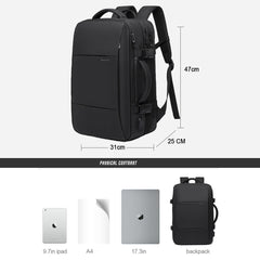 Business And Travel Backpack | Capacious Storage And Adjustable Compartments encalife