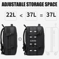 Business And Travel Backpack | Capacious Storage And Adjustable Compartments