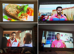 Cinematic Home Projector: Unmatched 4K Visuals encalife
