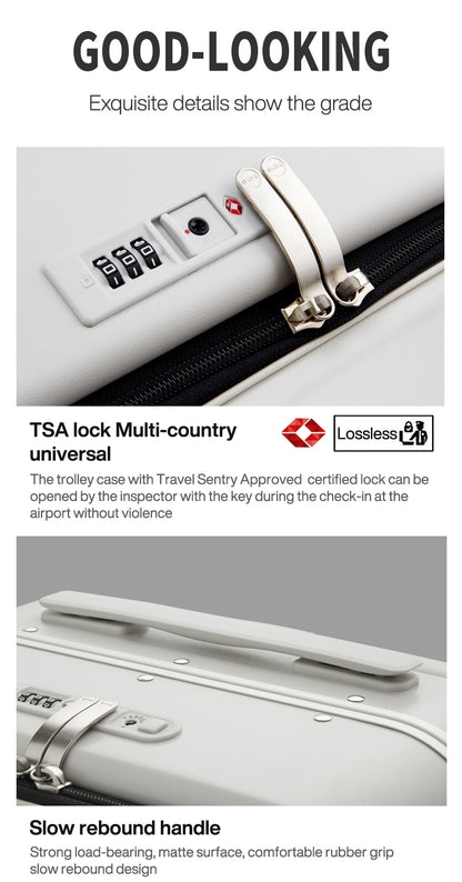 Sleek Luggage | Trendy Carry-On Suitcase