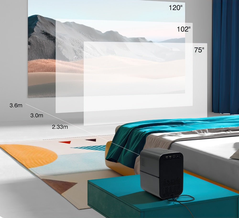 4K Home Projector: Cinema Quality in Your Space encalife