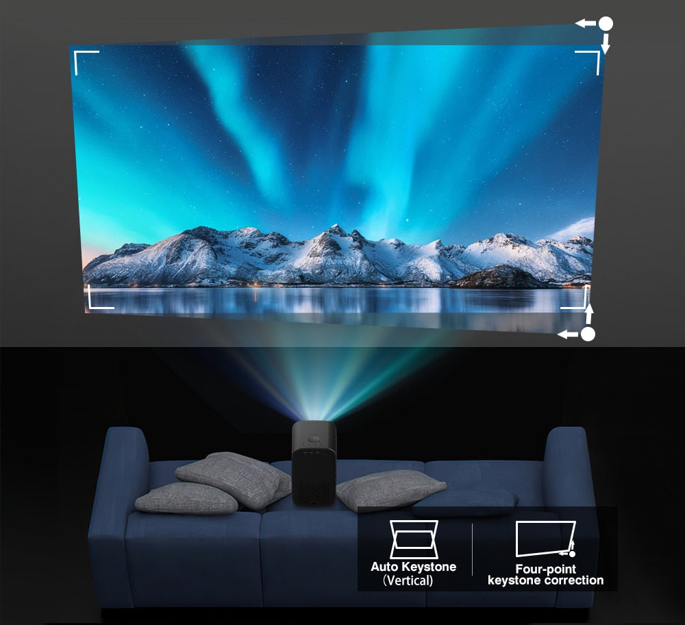 4K Home Projector: Cinema Quality in Your Space encalife