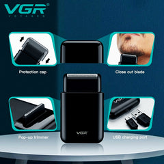 Electric Razor For Men | Dual Blade Design encalife