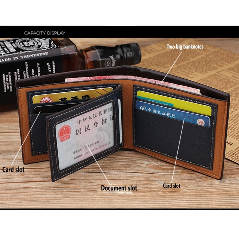 Vintage Wallet For Men | Premium Slimline Leather Wallet encalife