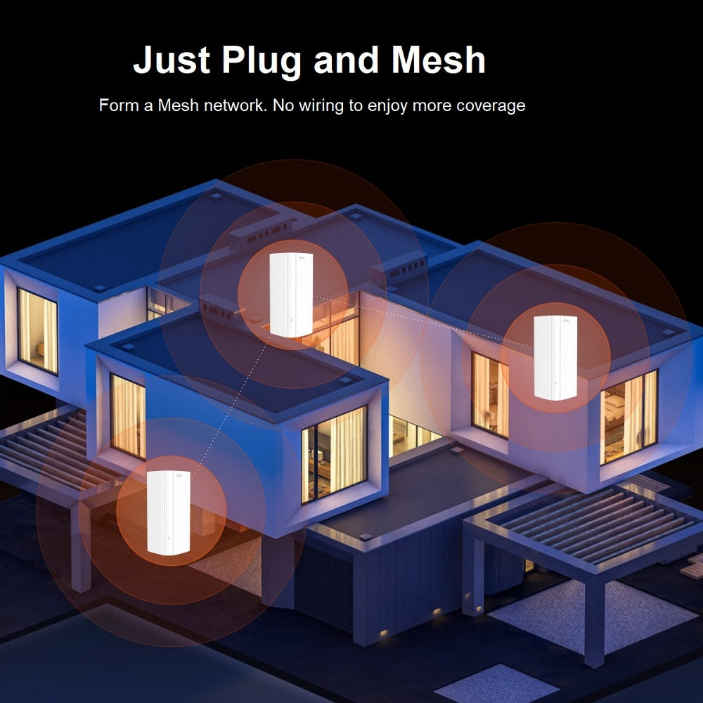 Mesh WiFi System | Lightning Fast Speed encalife
