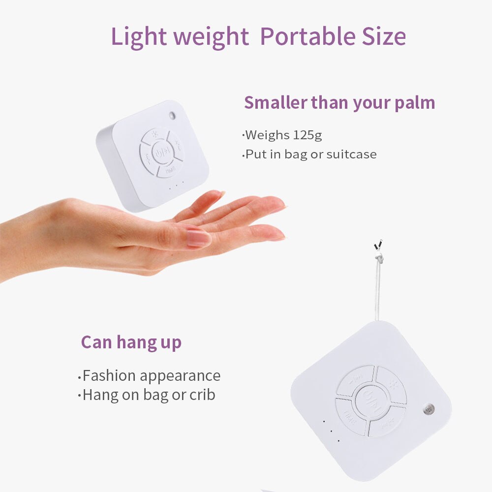 White Noise Sound Machine | Soothing Sleep Aid and Relaxation Device encalife