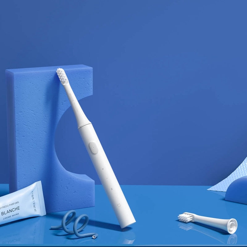 Electric Toothbrush | White | Includes 3 Heads encalife