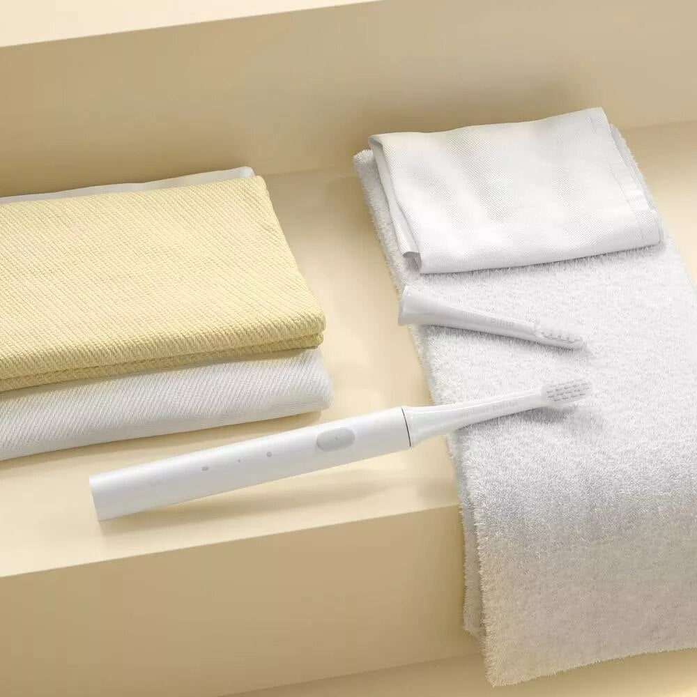 Electric Toothbrush | White | Includes 3 Heads encalife