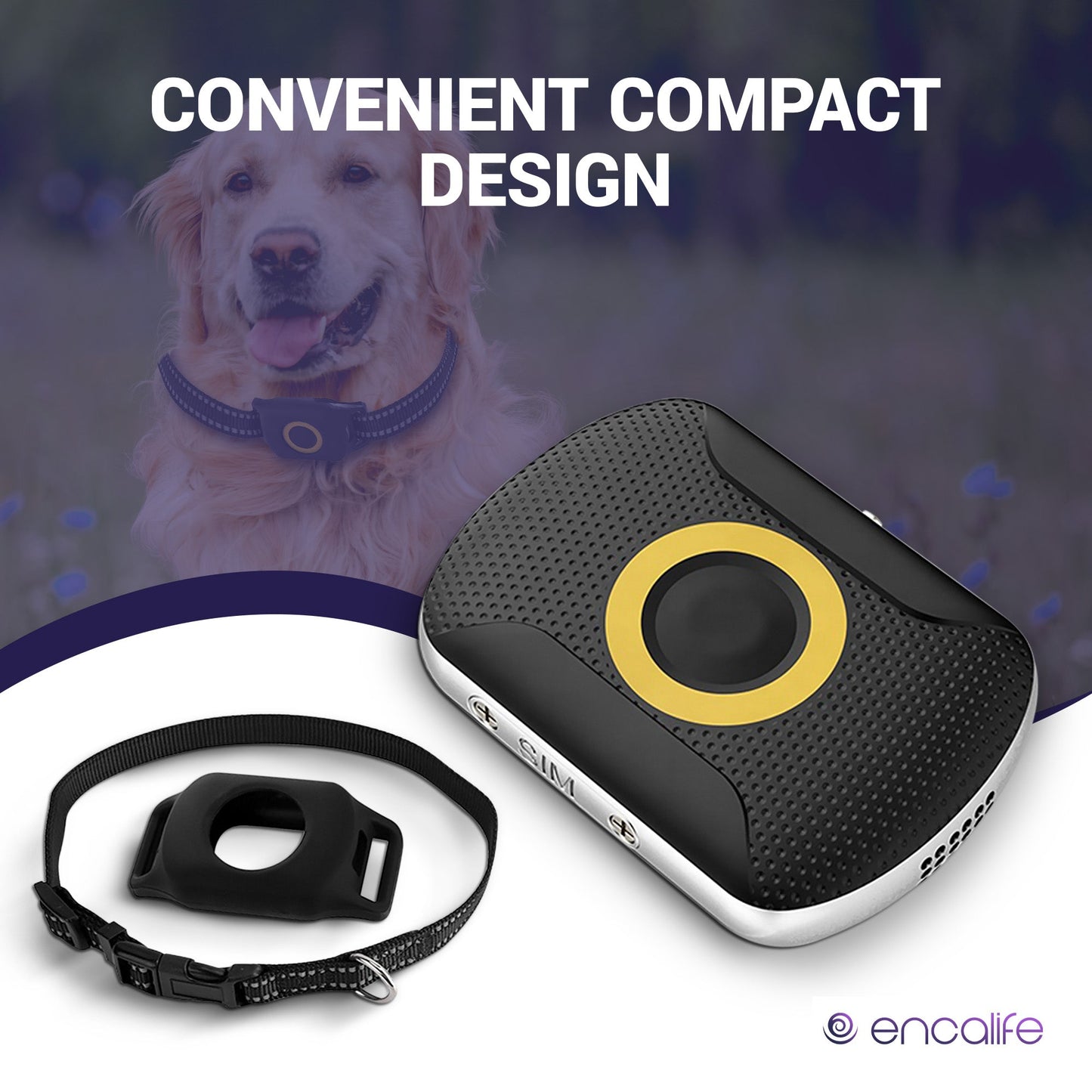 Dog GPS Tracker Collar | 4G Dog Fence encalife