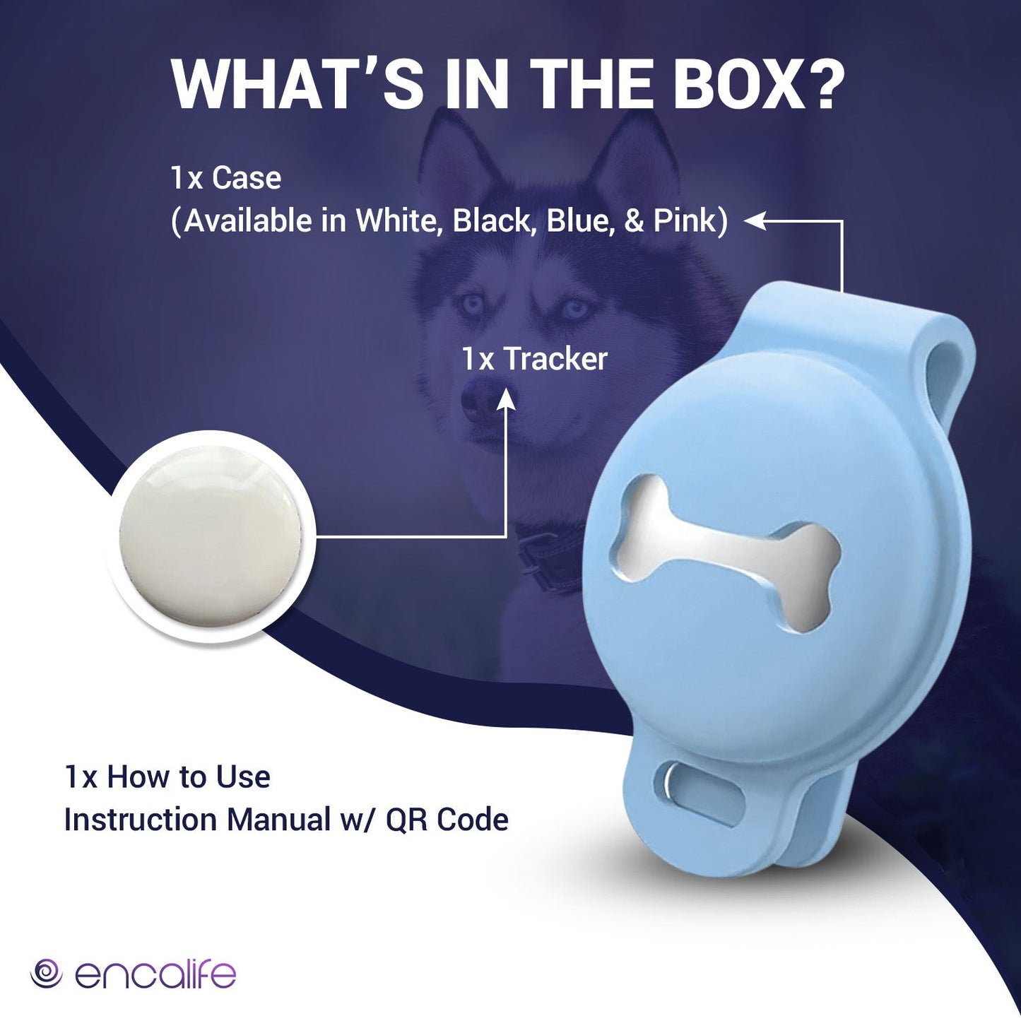 Dog GPS Tracker Collar | No Monthly Fees encalife