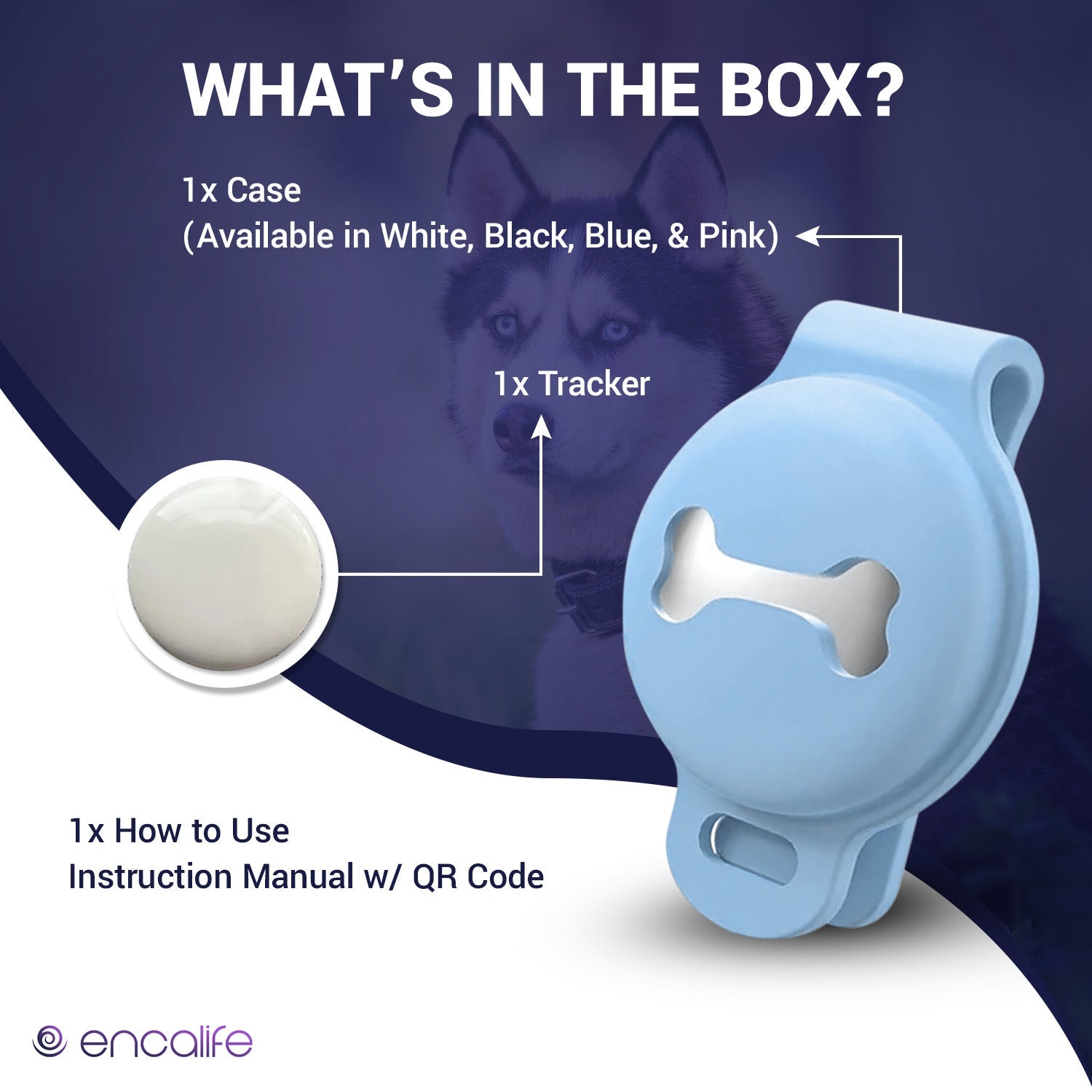 Dog GPS Tracker Collar | No Monthly Fees encalife