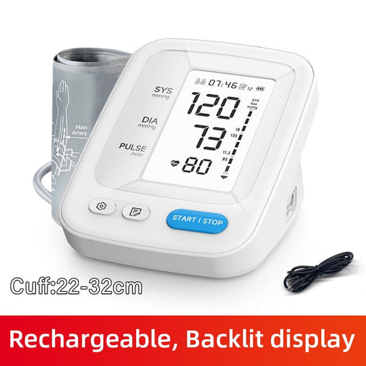 Digital Blood Pressure Monitor | Portable Monitor with LED Display encalife