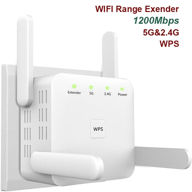 Portable Wifi Extender | 1,200Mbps 5G | High-Speed Connectivity