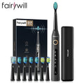 Electric Toothbrush | Black | Includes 8 Heads