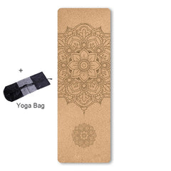 Natural Cork Yoga Mat | Non-Slip Design