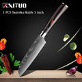 Ergonomic Chef’s Knife | Laser Damascus Pattern