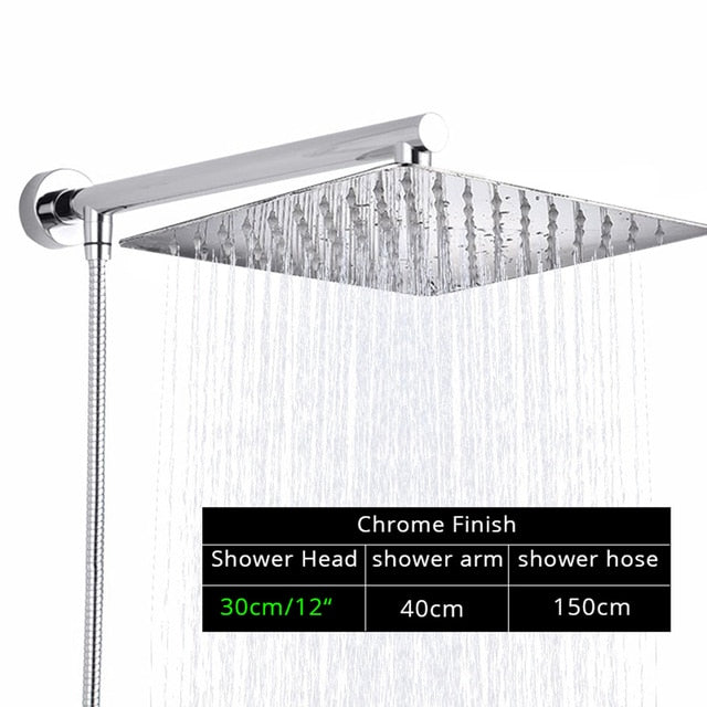 Rainfall Shower Head | Soothing Water Flow encalife