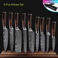 9-Piece Knife Set | Sharp Blades And Comfortable Grip