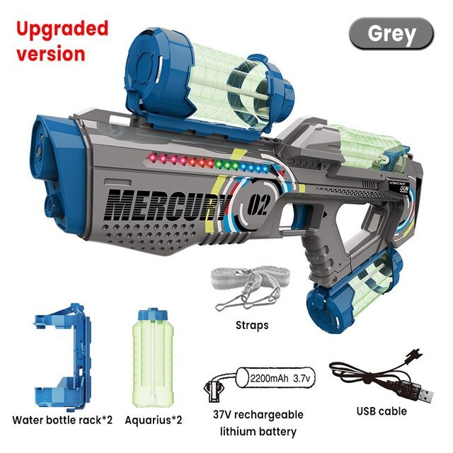 Electric Continuous Firing Water Gun: Unleash Aquatic Dominance encalife